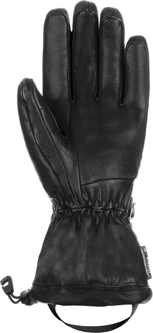 Mens' Alpine black winter gloves Reusch Fullback R-TEX® XT, back view