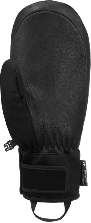 Women's Alpine winter black melange gloves Reusch Febe R-TEX® XT Mitten, black view