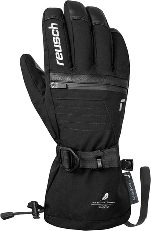Lando R-TEX XT® Men's Ski Gloves – Black/Silver