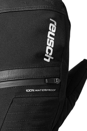 Lando R-TEX XT® Men's Ski Mittens – Black/Silver