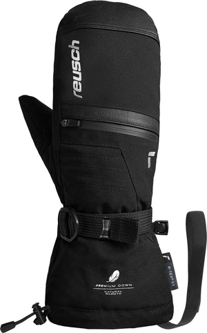 Lando R-TEX XT® Men's Ski Mittens – Black/Silver