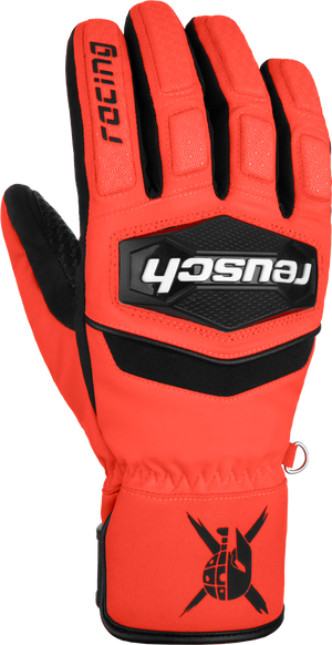 Racing red winter gloves Reusch Worldcup Warrior R-TEX® XT, front view