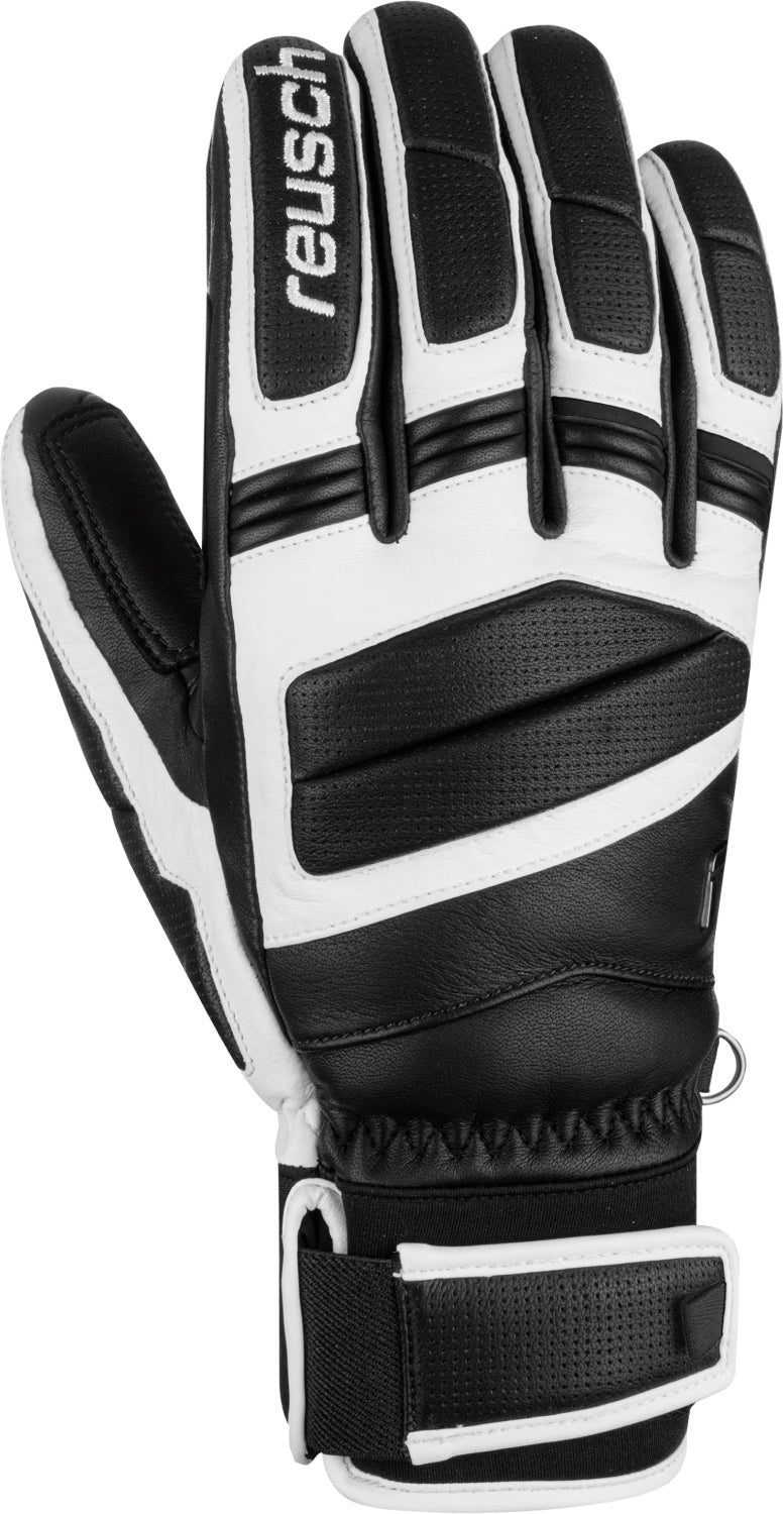 Master Pro – White/Black Alpine Ski Glove